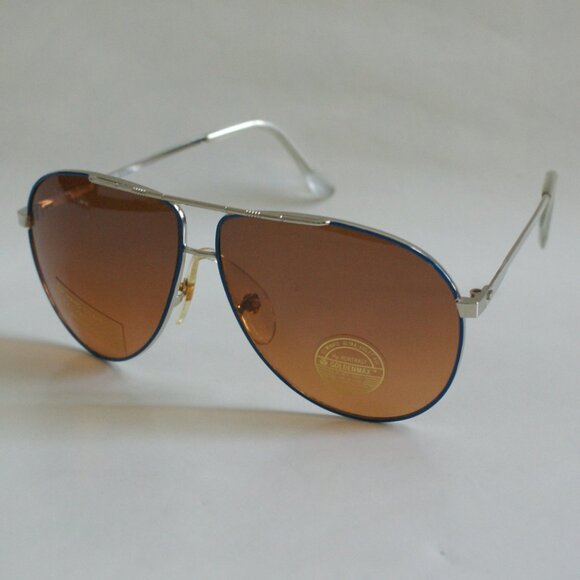NWT TruVintage DoubleBridge Goldenmax Aviator w/hydrophobic lens tech sunglasses - Picture 7 of 9